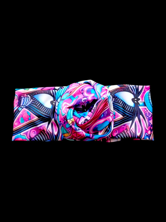 BETTY BOO BANDS™ WIRED HEADWRAP | NB4C | Neon Lycra Custom Style