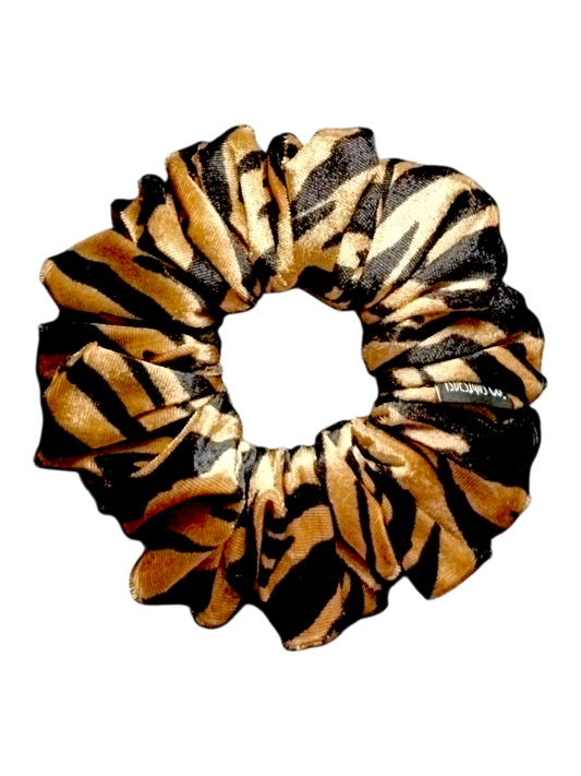 LARGE Velvet Tigress | Black & Gold