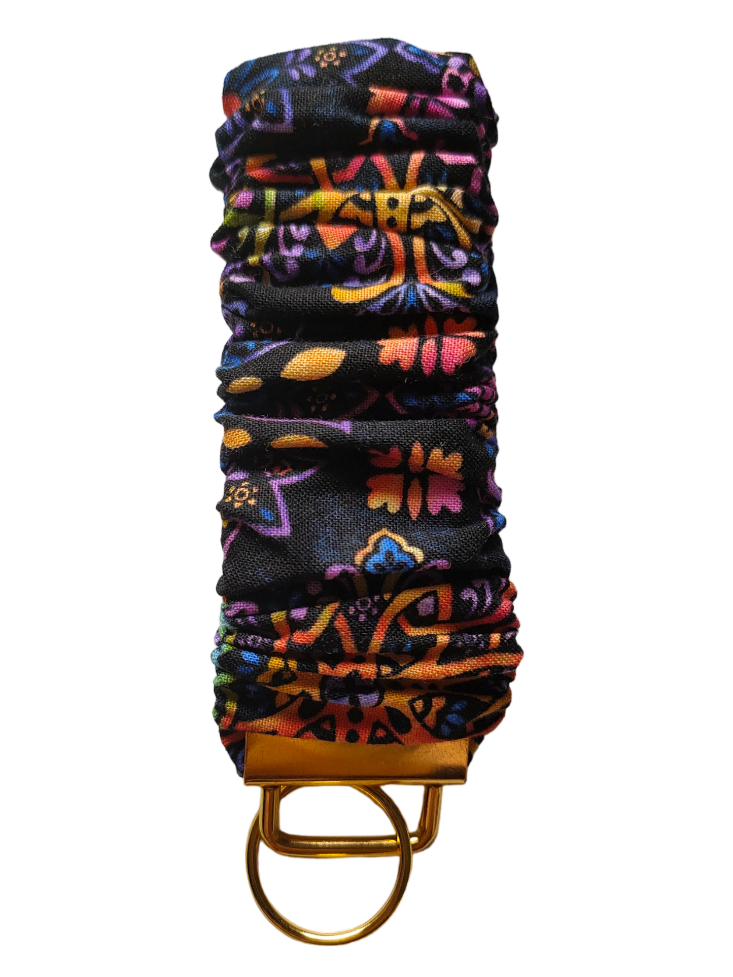 SCRUNCHIE KEY WRISTLET Boho Mandala