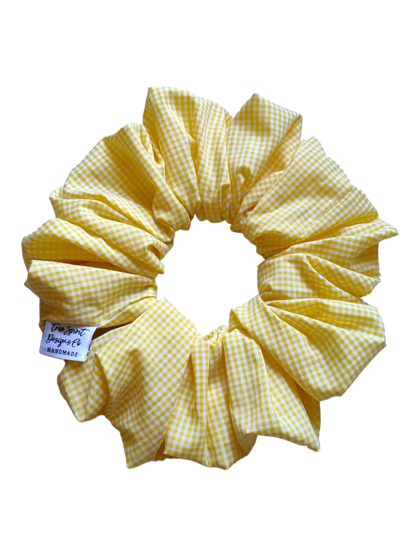 LARGE Yellow Gingham