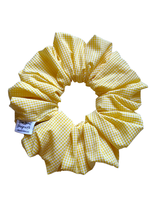 LARGE Yellow Gingham