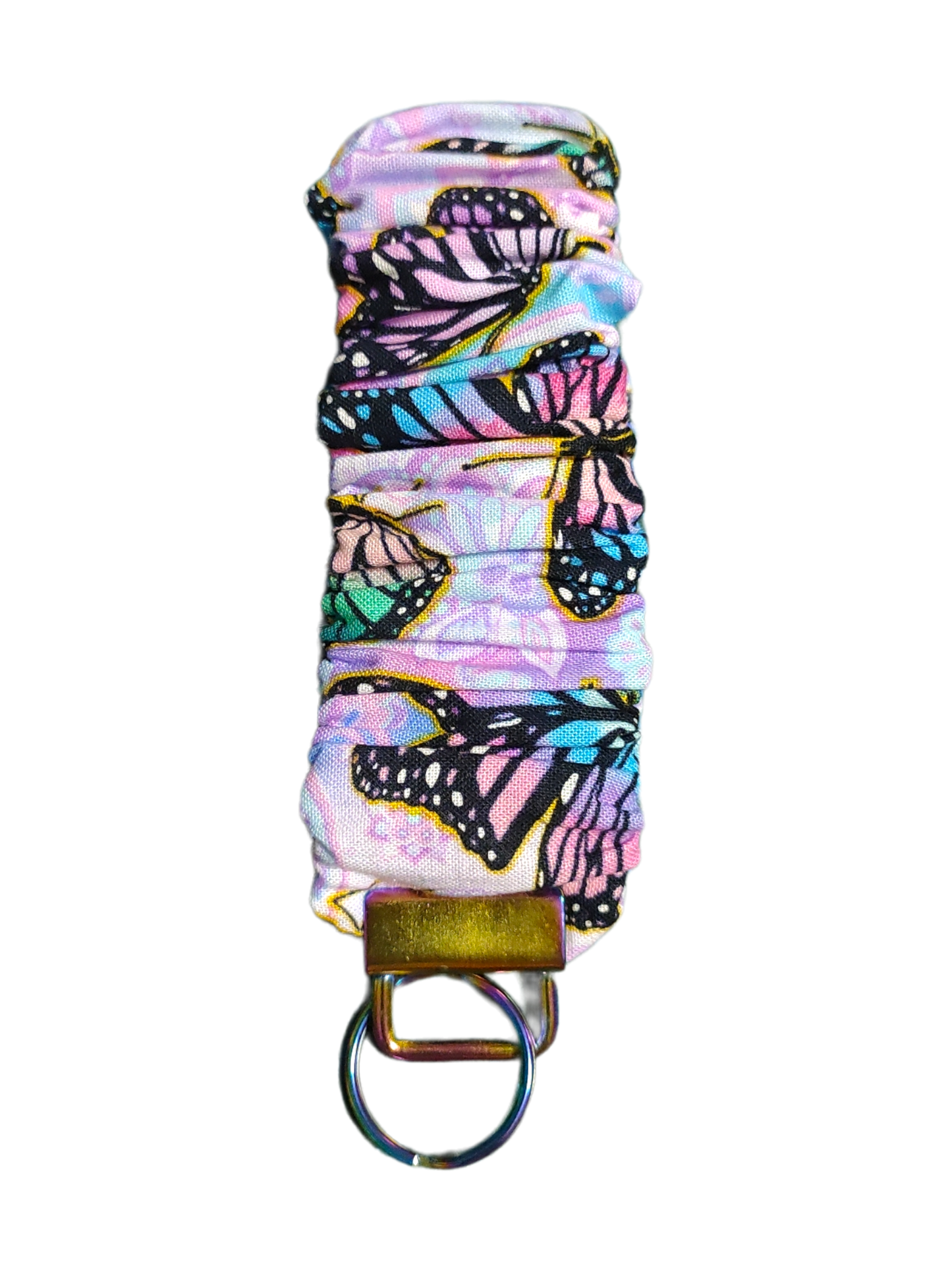 SCRUNCHIE KEY WRISTLET Butterflies