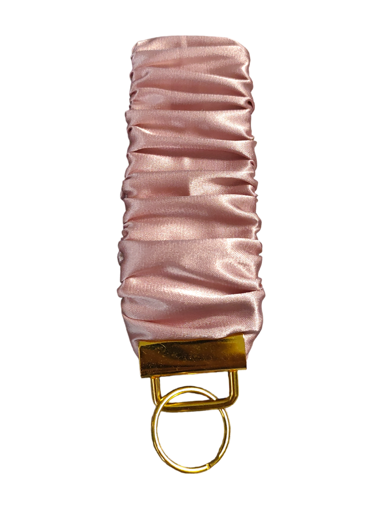 SCRUNCHIE KEY WRISTLET Satin Pink | Baby