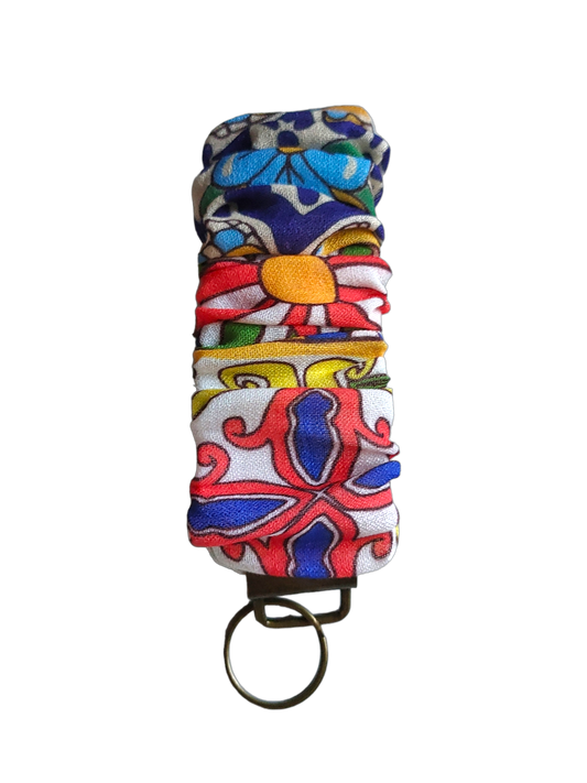 SCRUNCHIE KEY WRISTLET Linen Medusa