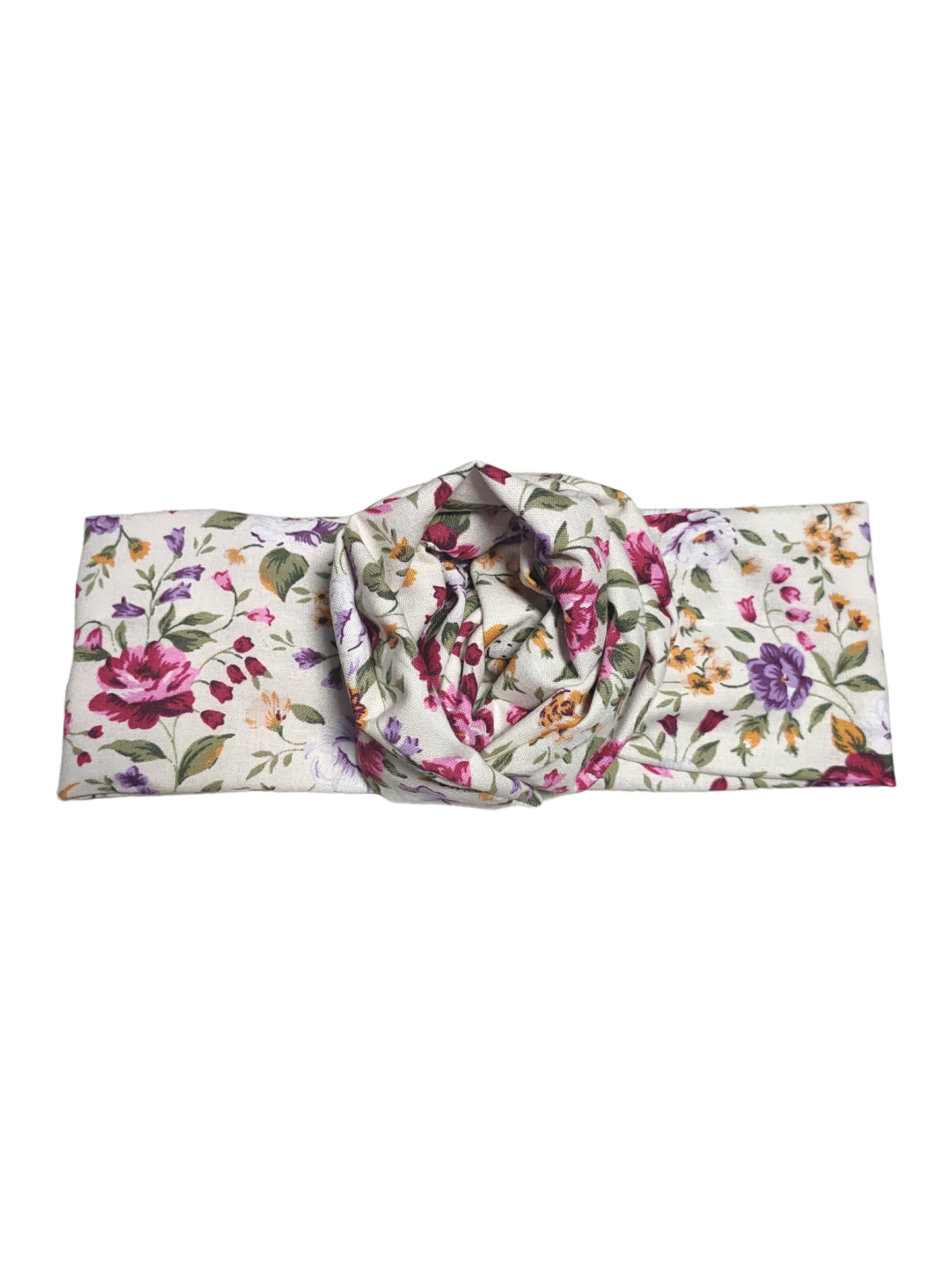 BETTY BOO BANDS™ WIRED HEADWRAP | White Hubble Floral