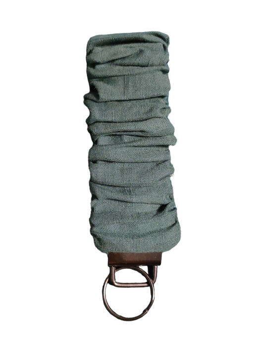 SCRUNCHIE KEY WRISTLET Linen Eucalyptus