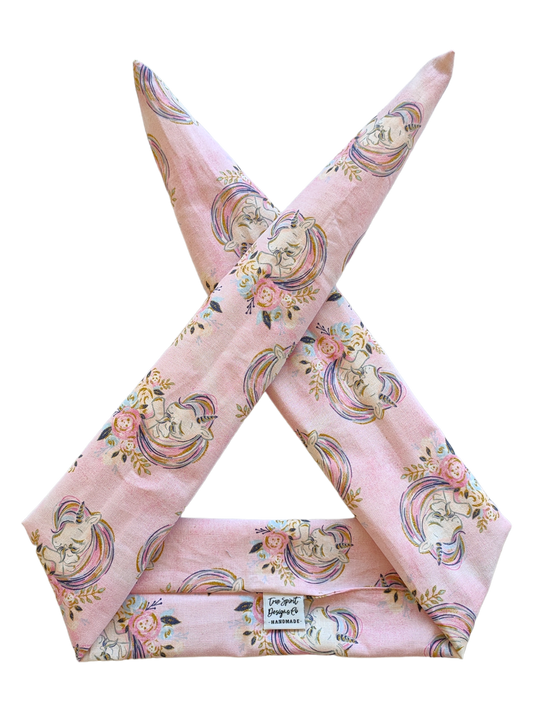 BETTY BOO BANDS™ WIRED HEADWRAP | Pink Glitter Unicorns