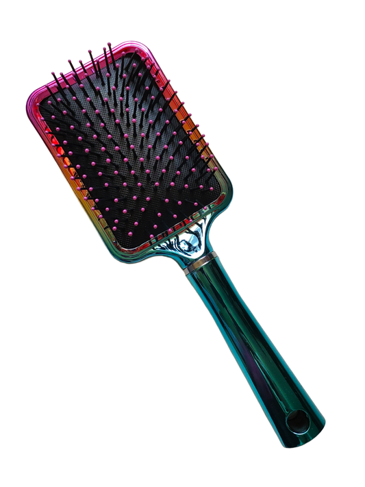 HAIR DETANGLE BRUSH | Iridescent Rainbow