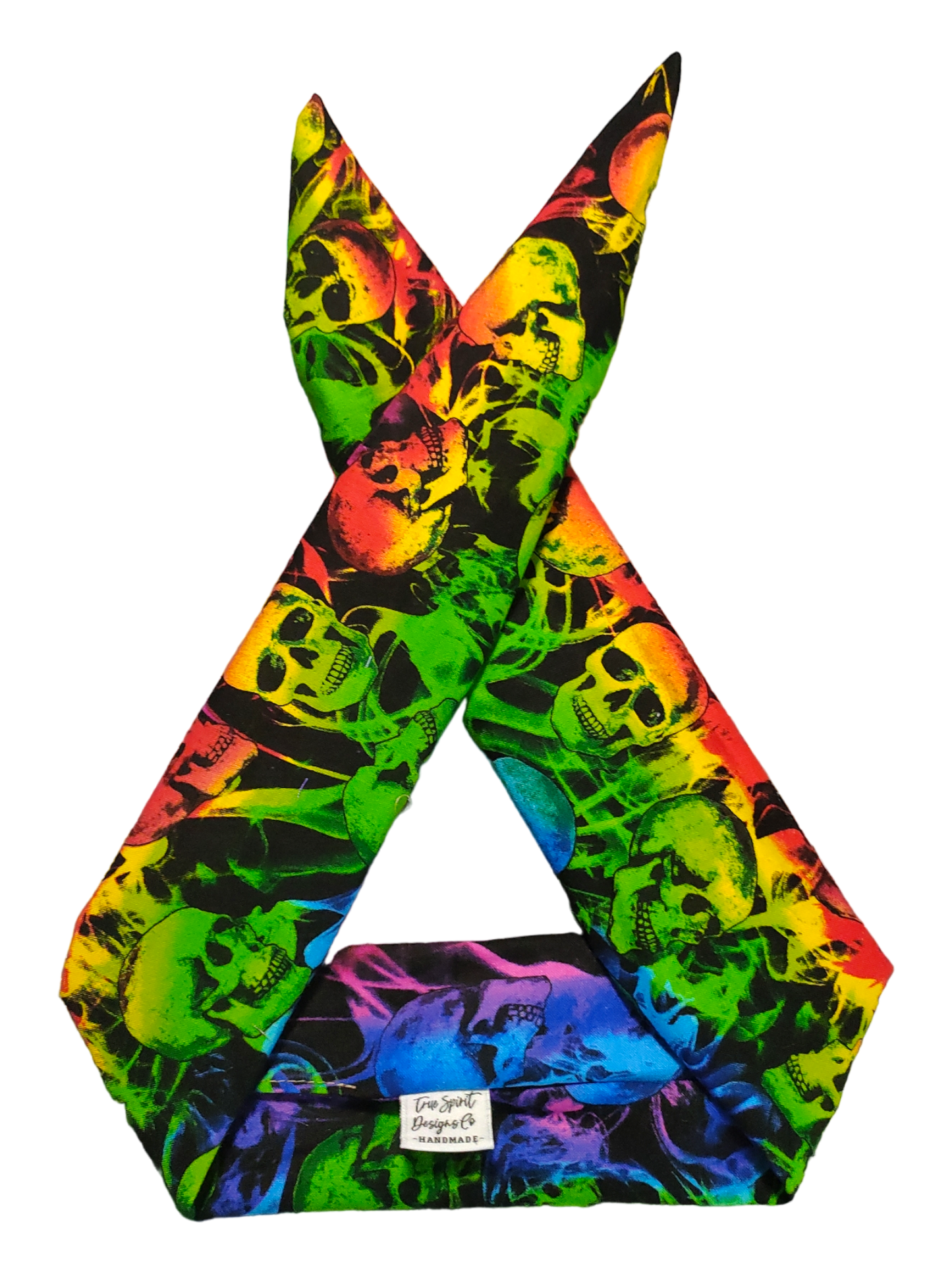 BETTY BOO BANDS™ WIRED HEADWRAP | Skulls | Rainbow