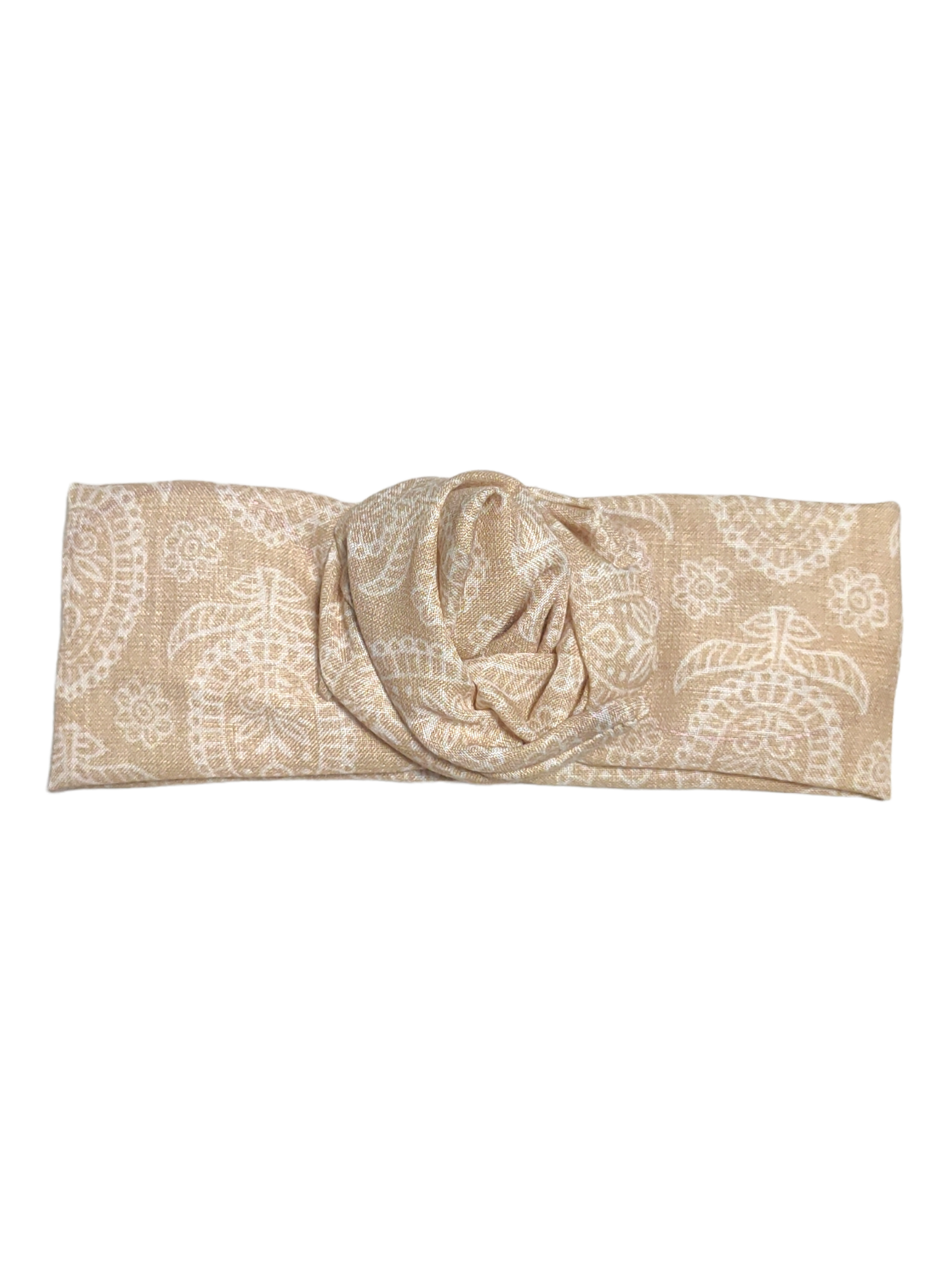 BETTY BOO BANDS™ WIRED HEADWRAP | Boho Paisley Nude