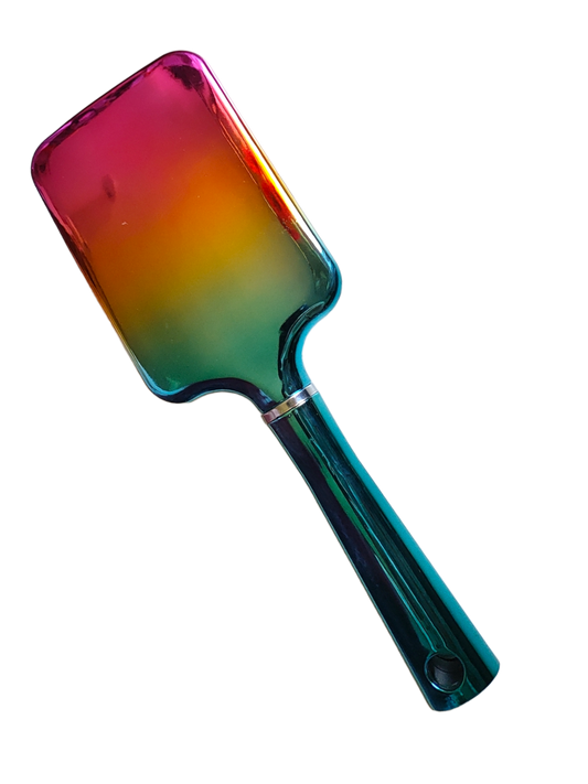 HAIR DETANGLE BRUSH | Iridescent Rainbow
