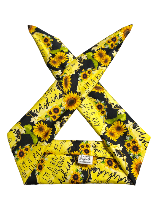 BETTY BOO BANDS™ WIRED HEADWRAP | 18+ Swear Band | Ray of F*#kin Sunshine