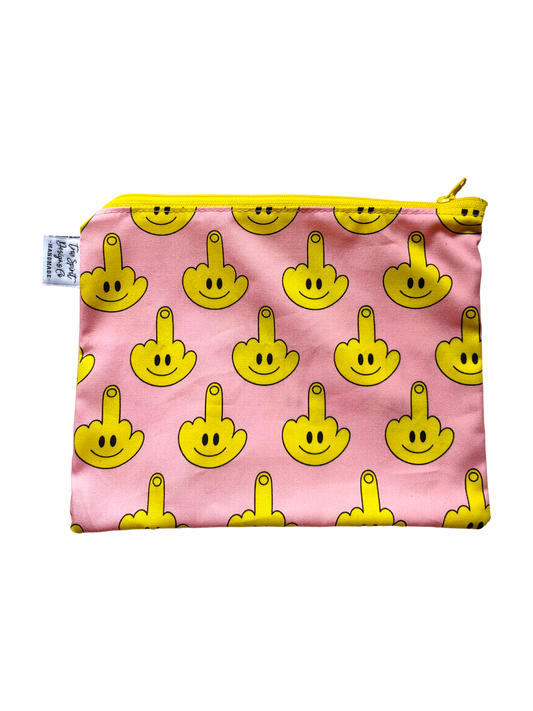 STORAGE CASE POUCH Swear 18+ | Middle Finger