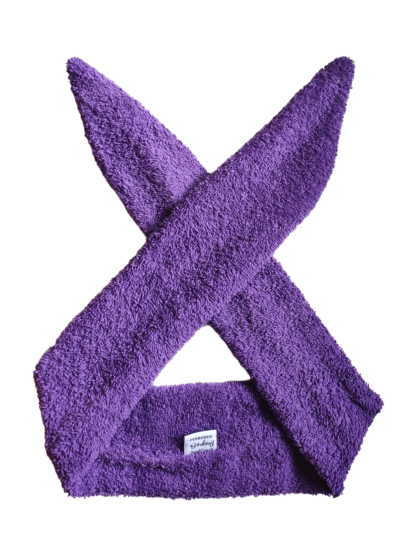 BETTY BOO BANDS™ WIRED HEADWRAP | Terry Towel Purple