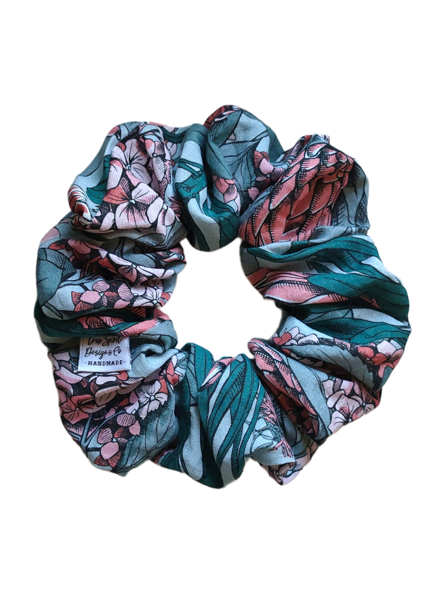 LARGE Linen Australian Native | Green