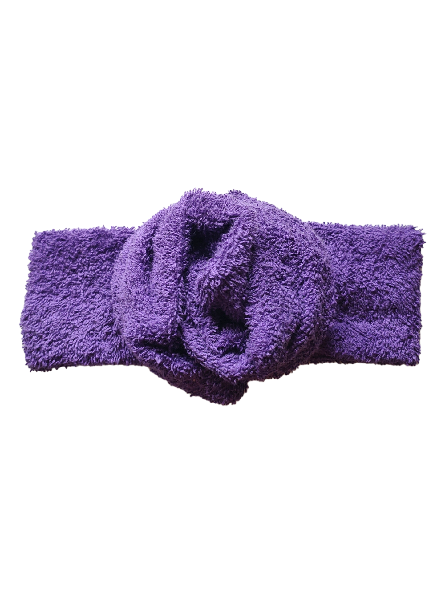 BETTY BOO BANDS™ WIRED HEADWRAP | Terry Towel Purple