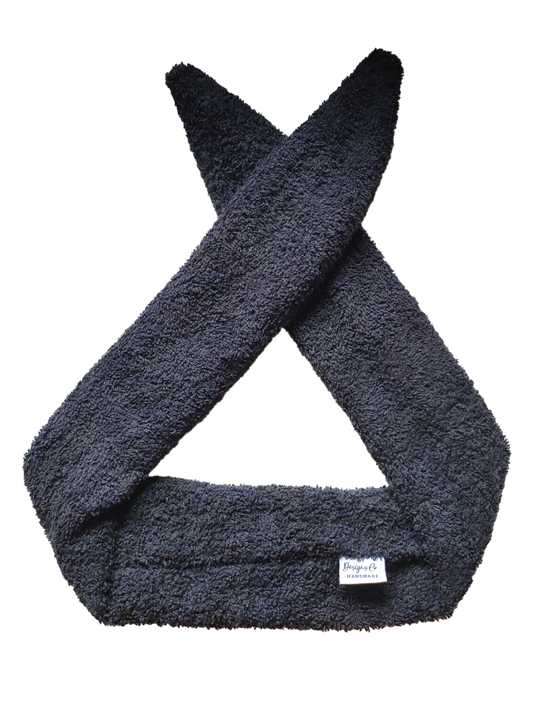 BETTY BOO BANDS™️ | TERRY TOWEL WIRED BAND | Black