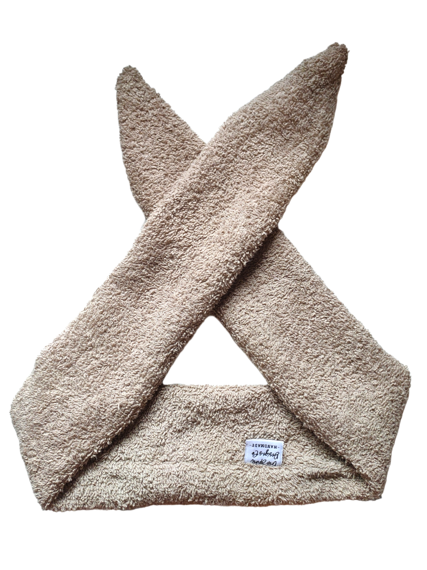 BETTY BOO BANDS™️ | TERRY TOWEL WIRED BAND | Light Brown
