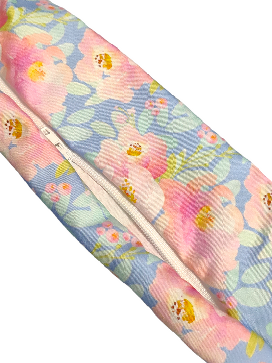 BETTY BOO BANDS™ WIRED HEADWRAP | + ZIP POCKET | Pastel Florals