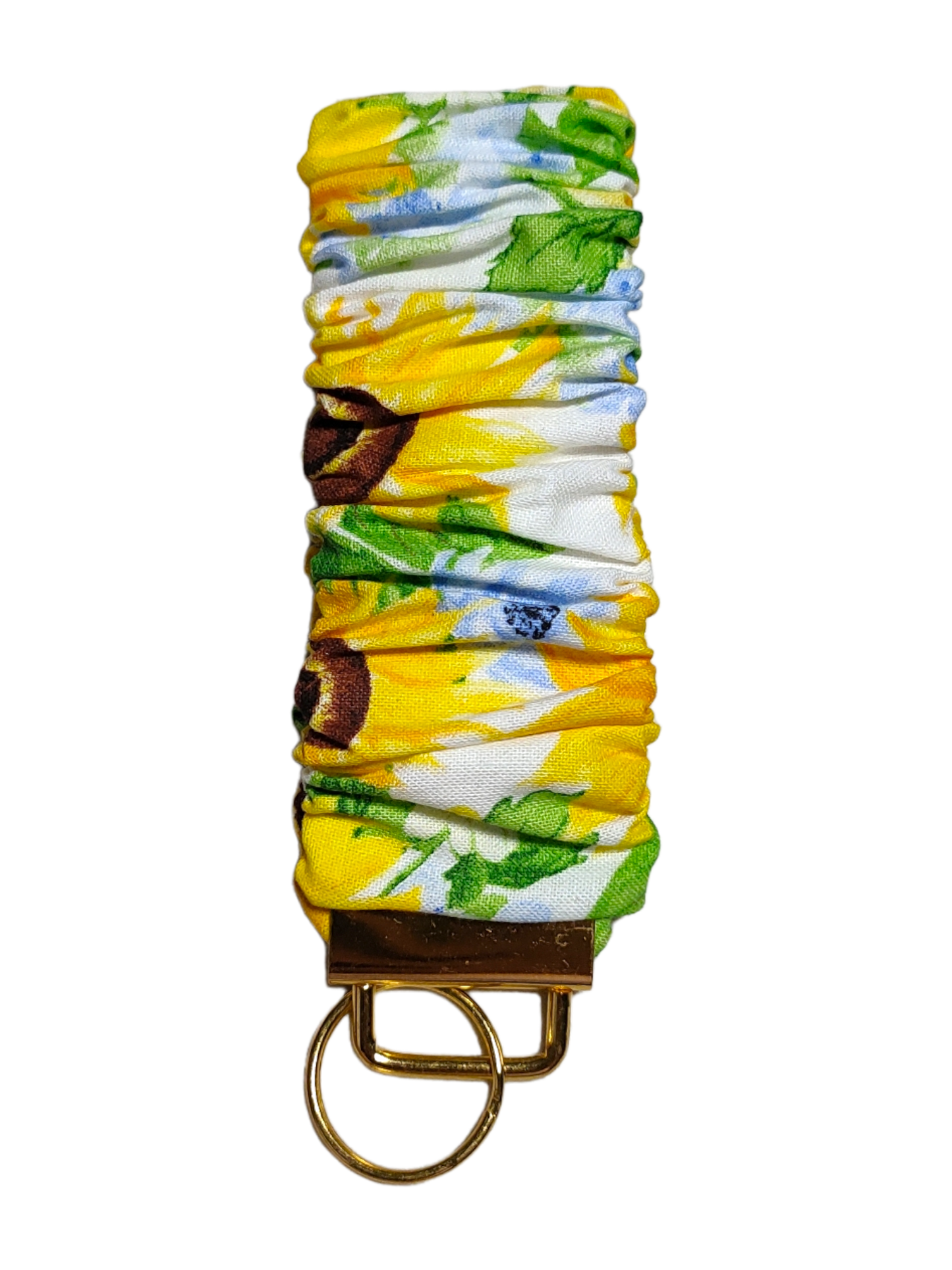SCRUNCHIE KEY WRISTLET Sunflower