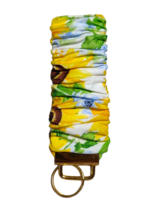 SCRUNCHIE KEY WRISTLET Sunflower