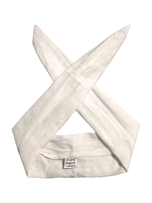 BETTY BOO BANDS™ WIRED HEADWRAP | Linen White