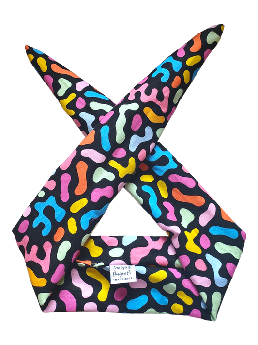 BETTY BOO BANDS™ WIRED HEADWRAP | Colourful Abstract Art
