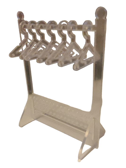 MINI Coat Hanger Earring Holder | Clear