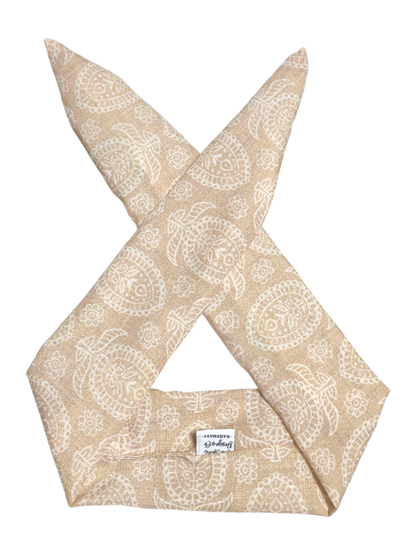 BETTY BOO BANDS™ WIRED HEADWRAP | Boho Paisley Nude