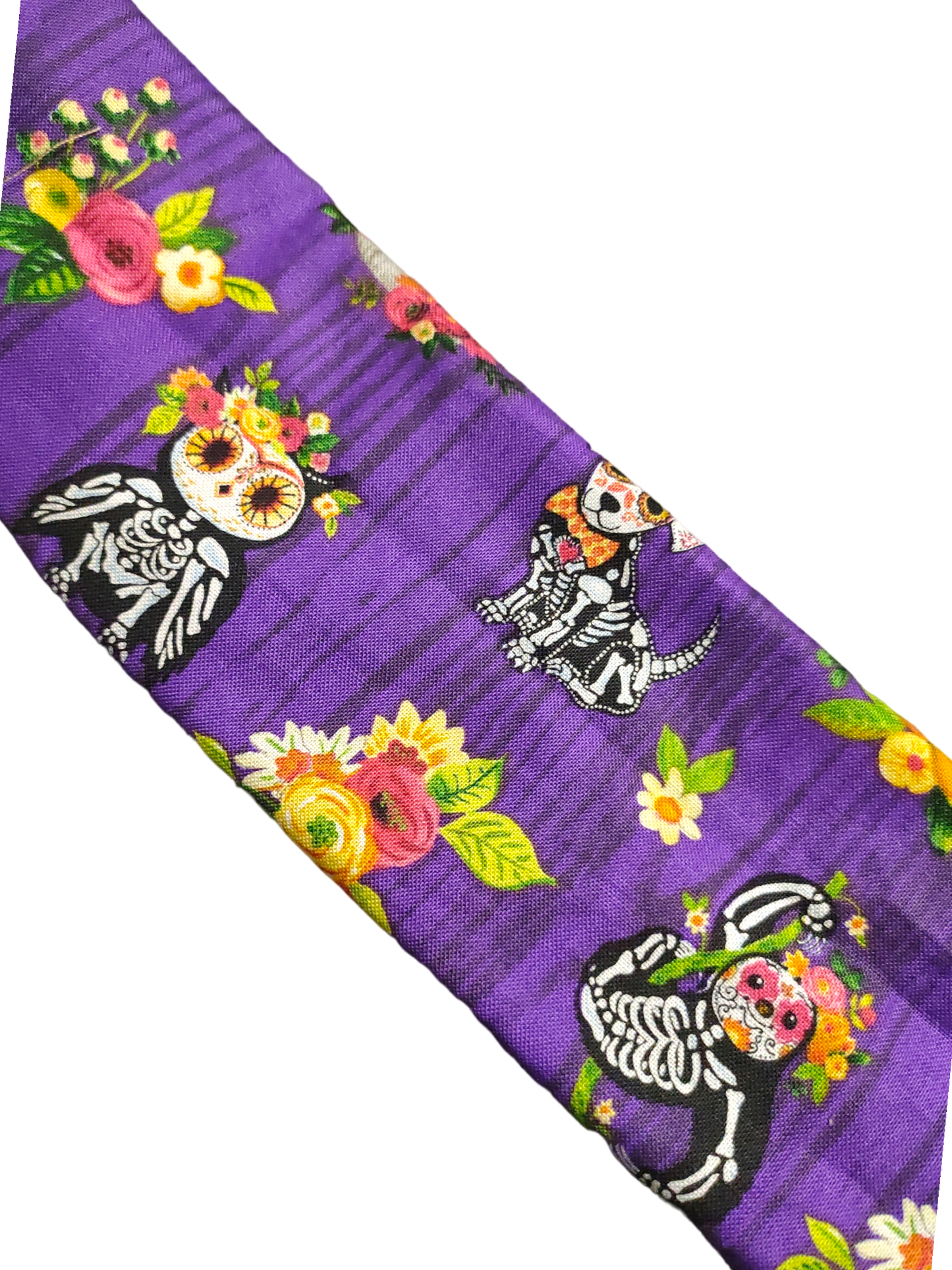 BETTY BOO BANDS™ WIRED HEADWRAP | Purple with Day of the Dead Animals