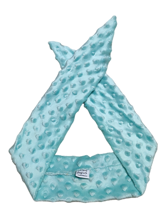 BETTY BOO BANDS™️ | MAKEUP WIRED BAND | Minky Pastel Green Dots