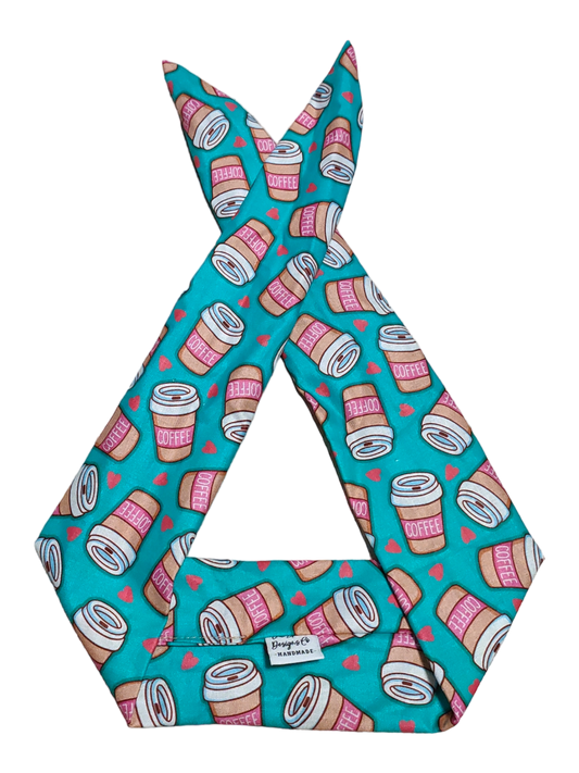 BETTY BOO BANDS™ WIRED HEADWRAP | Laura Wayne | Coffee Cups & Lovehearts