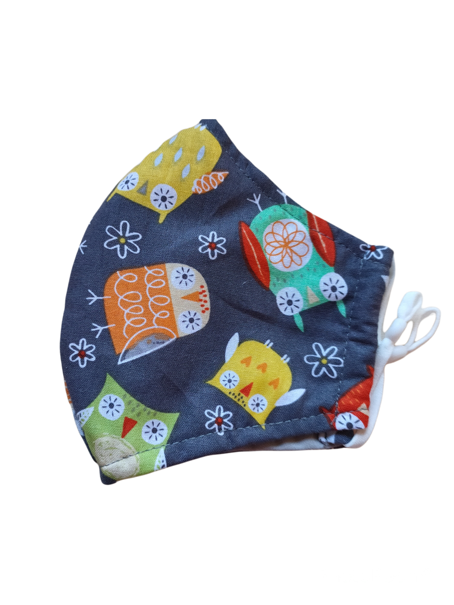 Re-usable Fabric Face Masks | The Owls | 3-ply