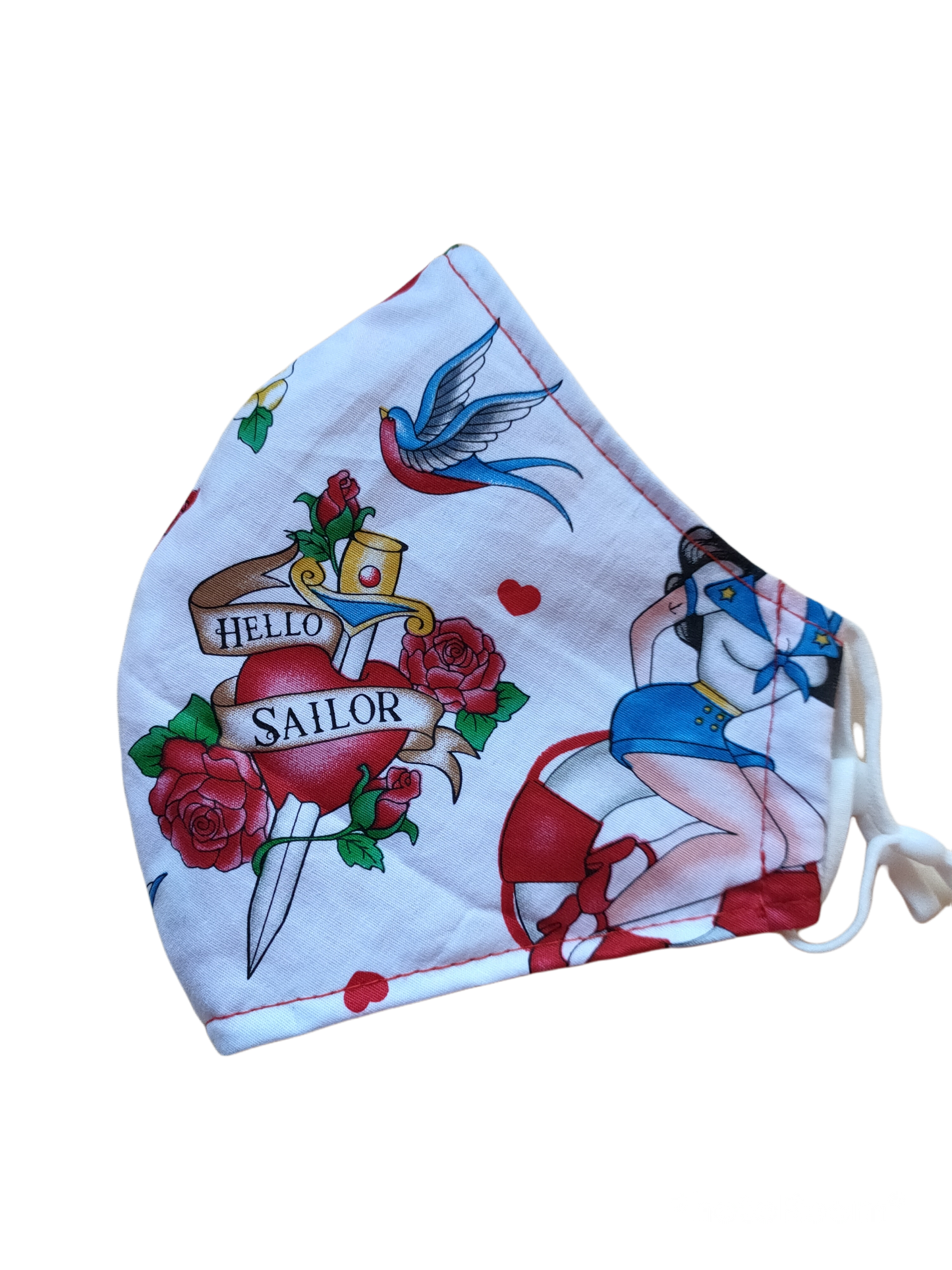 Re-usable Fabric Face Masks | Hello Sailor | 3-ply