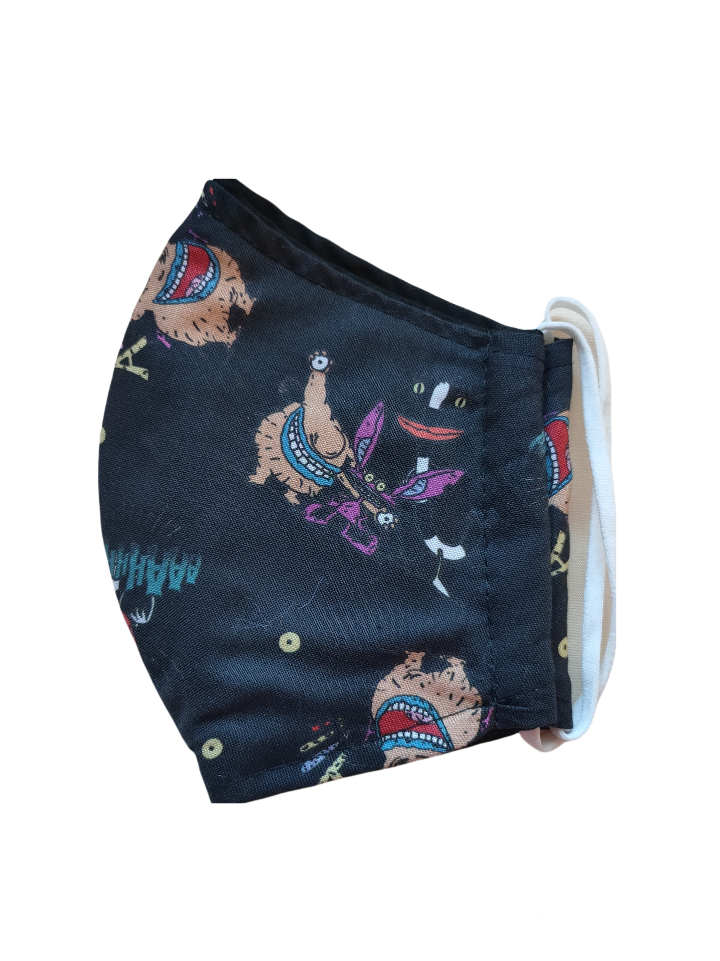 Re-usable Fabric Face Masks | The Ahh Real Monsters | 3-ply