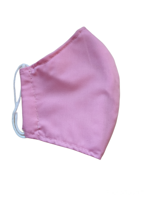 Re-usable Fabric Face Masks | Classic Baby Pink | 3-ply