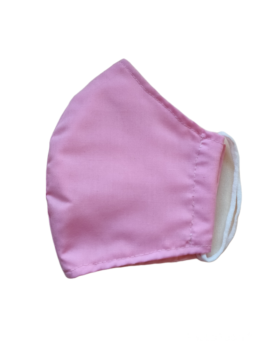 Re-usable Fabric Face Masks | Classic Baby Pink | 3-ply