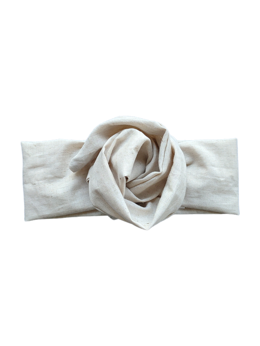 BETTY BOO BANDS™ WIRED HEADWRAP | Hessian Linen Beige
