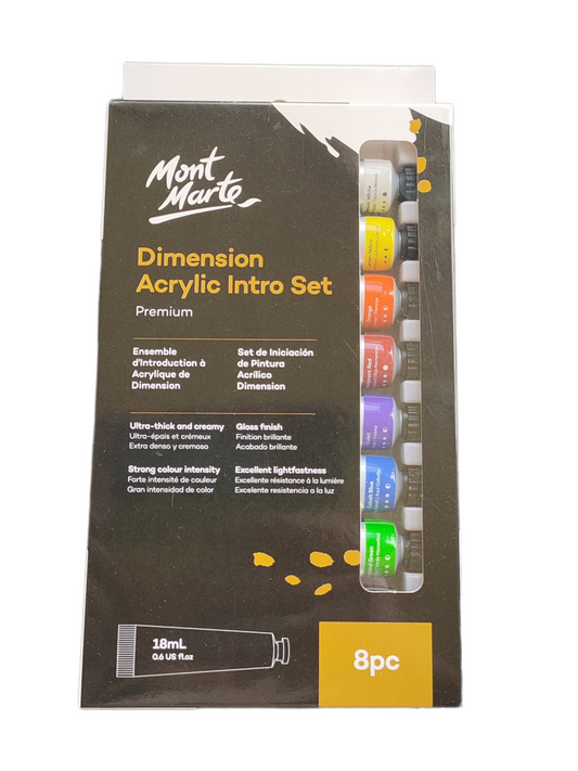 Monte Marte Premium Acrylic Intro Set - 8pc