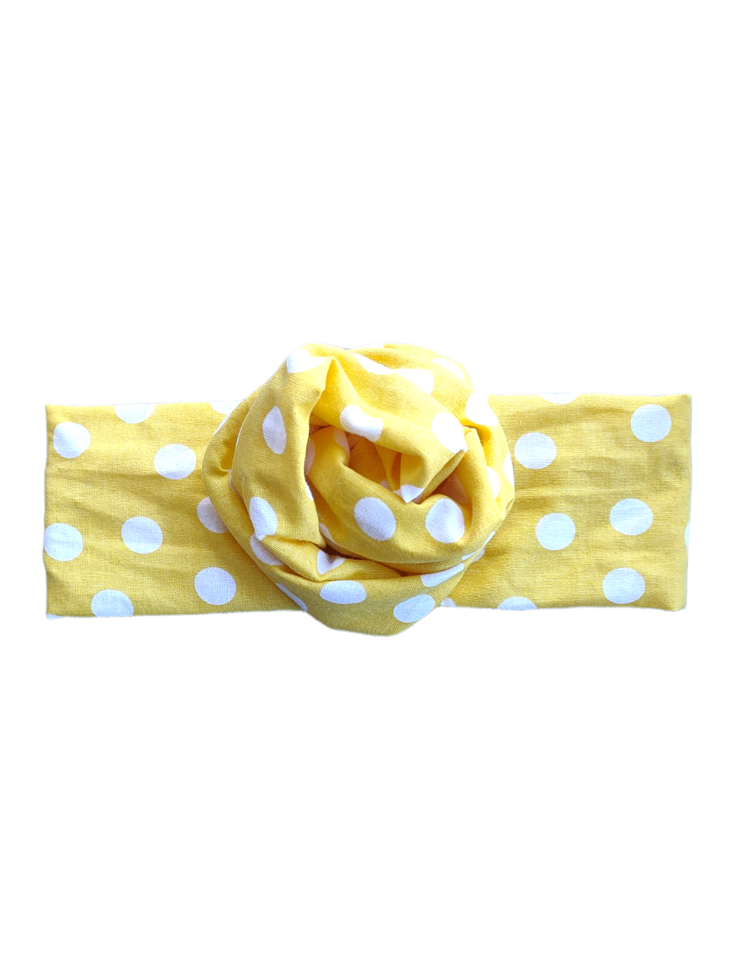 BETTY BOO BANDS™ WIRED HEADWRAP | Diana | Yellow Polkadots