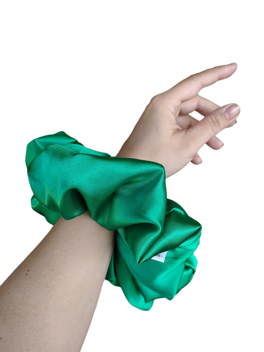 XXL Satin Malachite Green