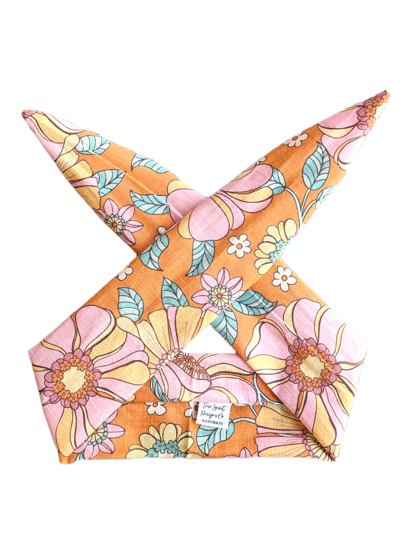BETTY BOO BANDS™ WIRED HEADWRAP | Linen Groovy Floral