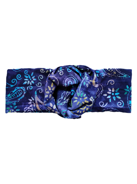 BETTY BOO BANDS™ WIRED HEADWRAP | Paisley Purple Yogi