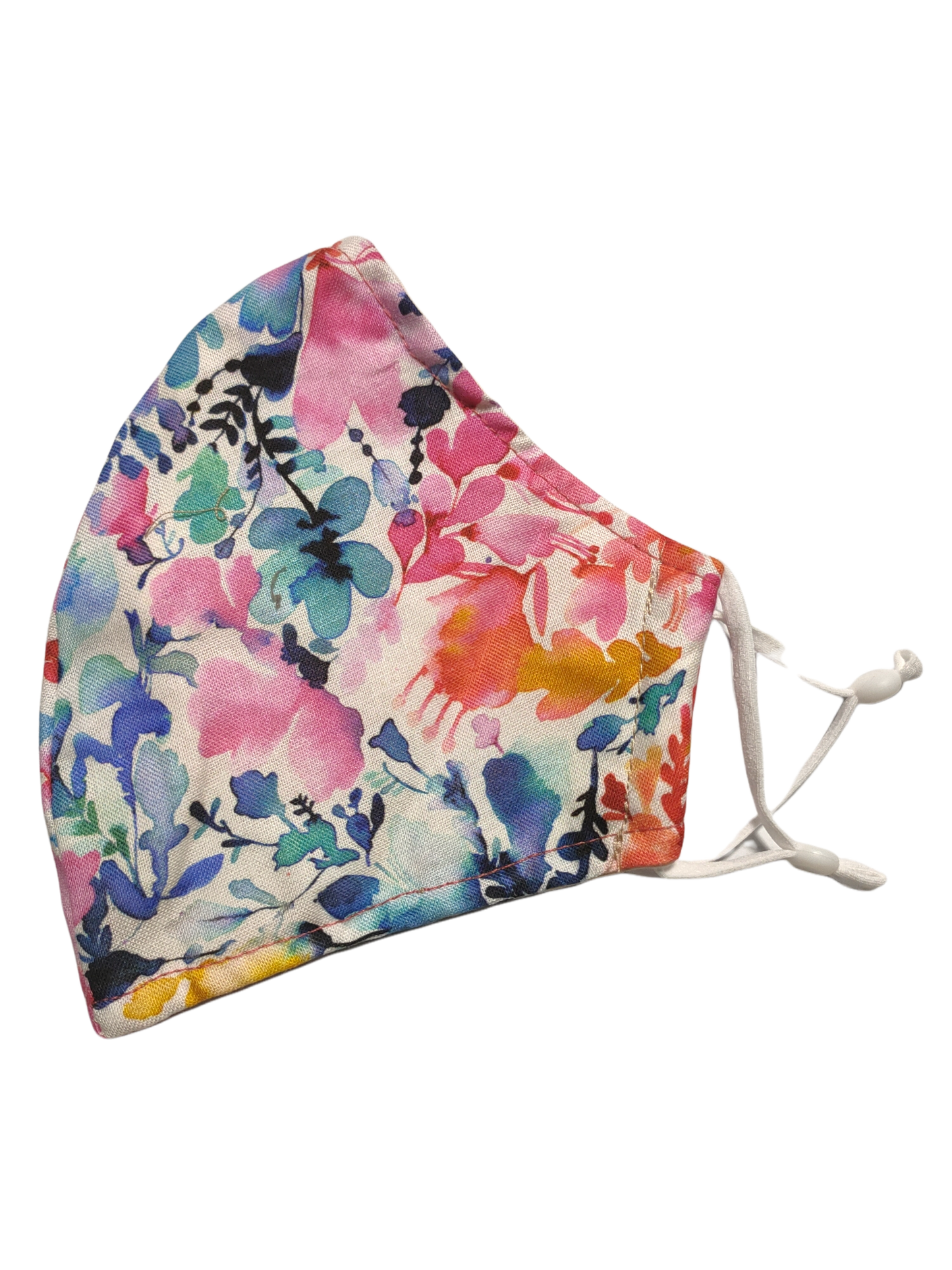Re-usable Face Masks - 'Ninola Watercolour Floral Art' 3ply