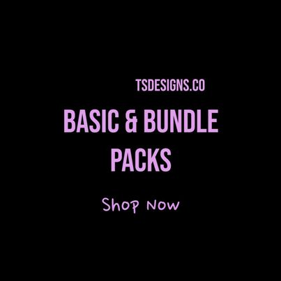 BASIC PACK & BUNDLE PACKS| FOR QUICK & EASY BUDGET BUYS