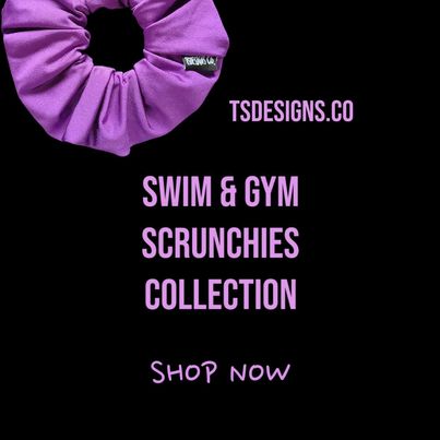 SWIM & GYM SCRUNCHIES | FOR WATER & ACTIVE