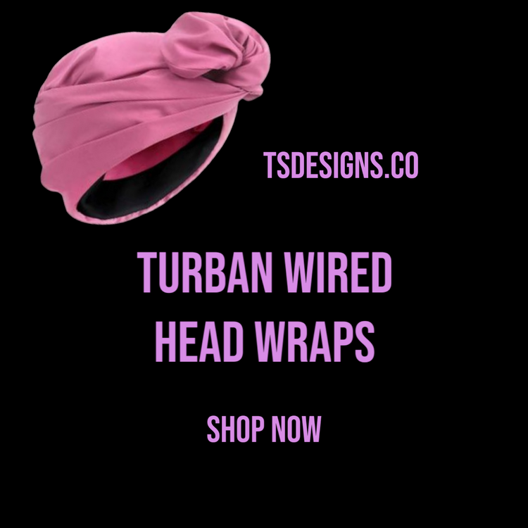 TURBAN WIRED HEAD WRAPS