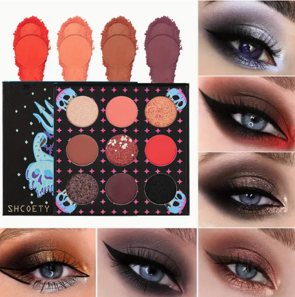 MAKEUP PALETTES | Shcoety Beauty & Horror | Blue Skulls