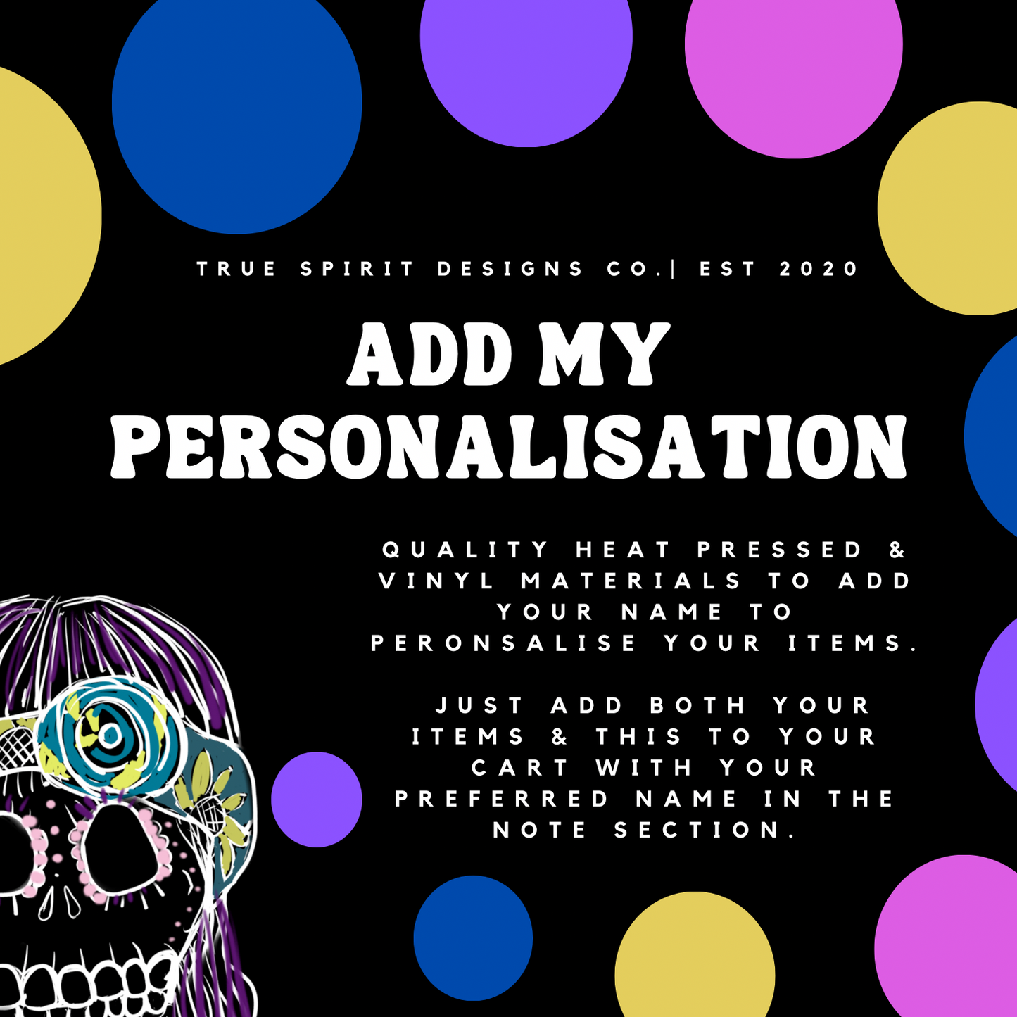 Add My Personalisation