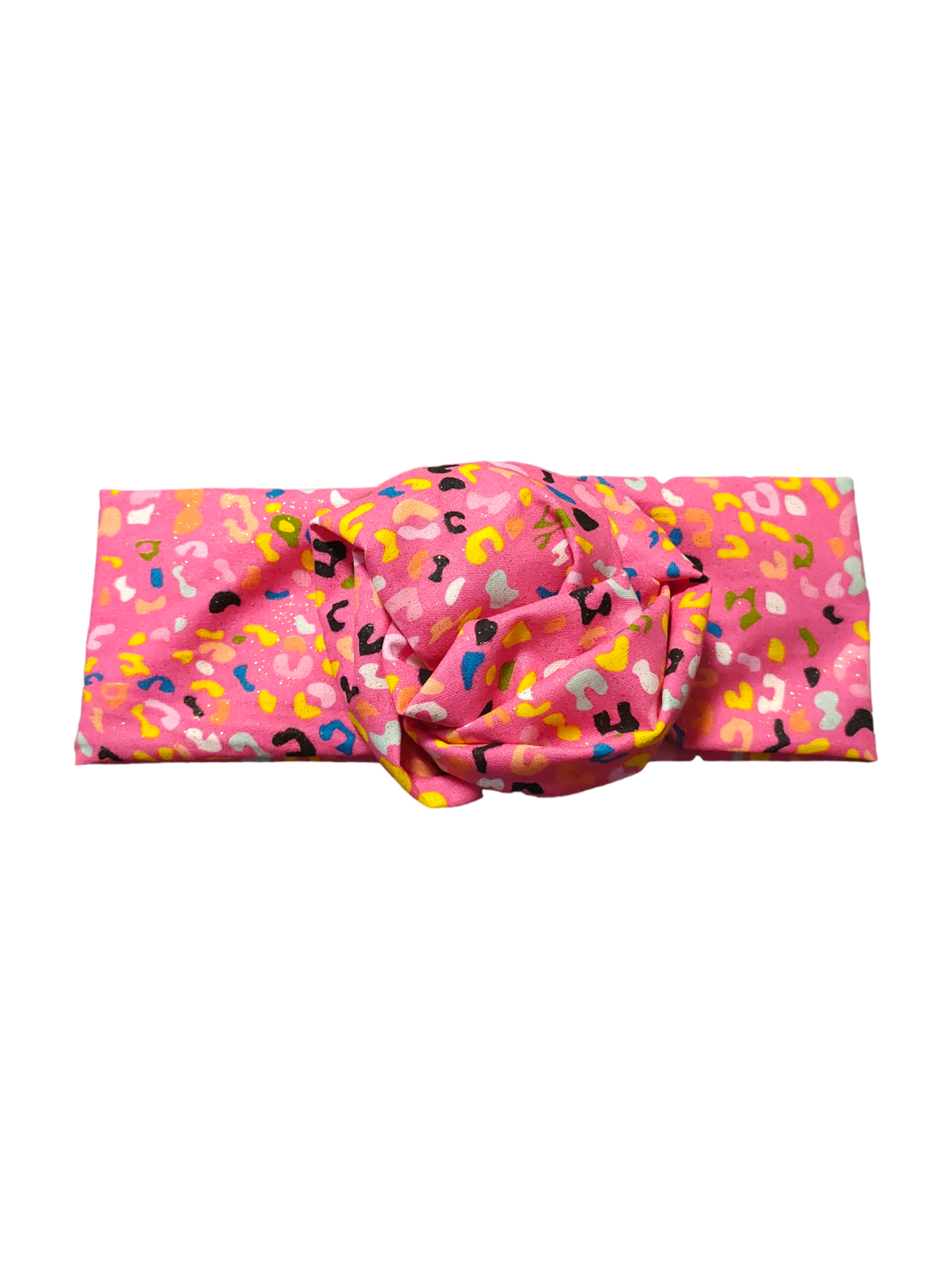 BETTY BOO BANDS™ WIRED HEADWRAP | Leopard | Hot Pink & Rainbow